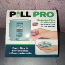Pill Pro Medicine Weekly Storage Box