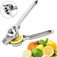 Stainless Steel Professional Lemon Squeezer Manual Stainless Citrus Hand Press Lemon Juicer BY HAMZA EXPRESS