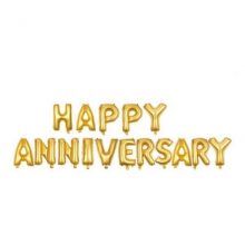 “HAPPY ANNIVERSARY” Foil Balloons For Anniversary Parties