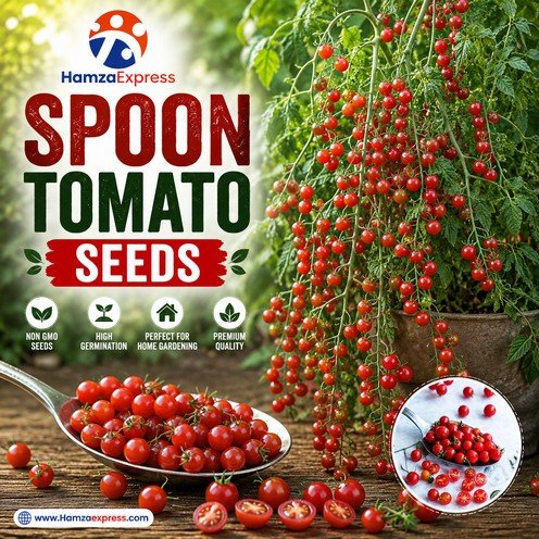 Spoon Tomato Seeds Rare Variety Vegetable Seeds BY HAMZA EXPRESS