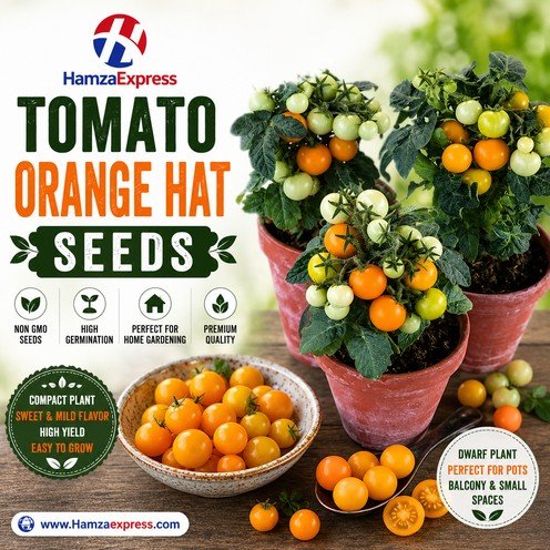 Tomato Orange Hat Seeds Rare Variety Vegetable Seeds