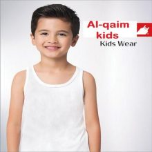 Pack of 2 – AL-QAIM White 100% / Buniyan For kids / Children vest / junior vest