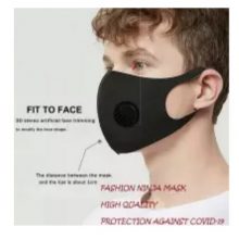 Unisex Reusable, Breathable Washable Organic Face Mask_ 3D Fashion Cotton