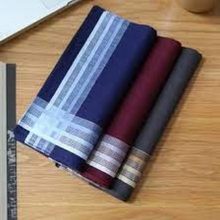 pack of 3-High Quality Hankerchief 100% Cotton Casual Men’s Pocket Square Handkerchiefs-40cm