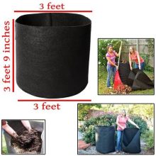 45 inches Non Woven Compost Bin-Foldable Garden Compost Bin