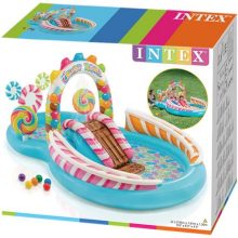 Swimming Pool For Kids INTEX 57149 Candy Zone Play Centre Pool 9’8″X6’3″X4’3″ With 6 Balls