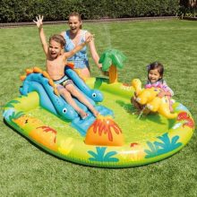 Swimming Pool For Kids INTEX 57166 Dino Play Center Pool For Kids (6’3″X5’X1’11”)