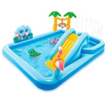 Swimming Pool For Kids INTEX 57161 Jungle Adventure Play Center 2.44m x 1.98m x 71cm