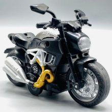 Diecast Motorcycle Toy with Sound and Light