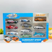 Famous Die-Cast Racing Cars Scale 1:64 (Pack of 10)