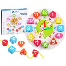 Seton Wooden Puzzle Clock Toy