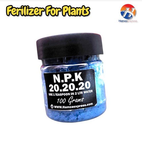 NPK 20.20.20 Fertilizer For Plants 100Grams Pack