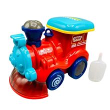 Bubble Blowing Toy Train with Lights and Sound
