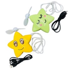 Star Shaped Portable Handheld Rechargeable Fan