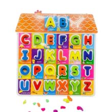 Wooden Learning Board with Alphabet Numeric and Characters