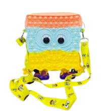 Pop It Spongebob Shape Zipper Bag