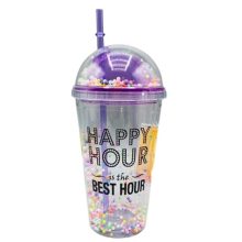 Premium Transparent Sipper With Straw