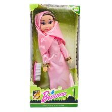 Lovely Hijab Muslim Doll with Comb