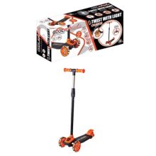 3 Cool Wheel Twist Scooter With LED Light (Orange)
