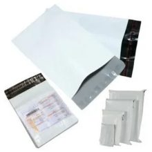 Courier Flyer 14*19 inches Pack Of 50 White Colour With Pocket