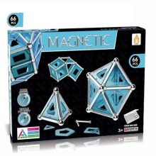 3D Crystal Magnetic Building Blocks Puzzle 66 Pieces BY HAMZA EXPRESS