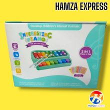 Interesting Piano For Kids 2 IN 1 Press Or Tap Imported BY HAMZA EXPRESS