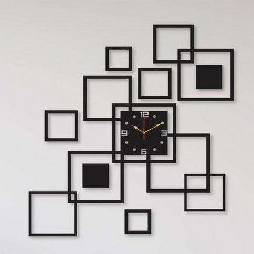 3D DIY Acrylic Wall Clock Modern Design Clock Decoration For Living Room - Image 3