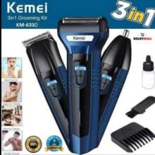 Orignal kmei Shaving Machine 3 In 1 Rechargeable Hair Clipper Shaver beard Styling Trimmer Hair Removal machine for men