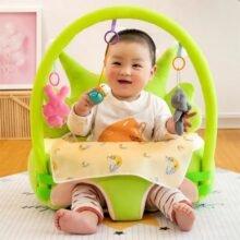 Sofa Set Support Seat Cover Baby Plush Chair Cartoon Learning Sit Plush Chair Toddler Nest Puff Washable With Rod Toys