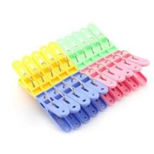 Pack Of 20 Cloth Clips Multicolour