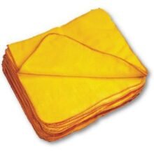 Pack of 6 Cotton Yellow Duster Cloth Cleaning Dusting