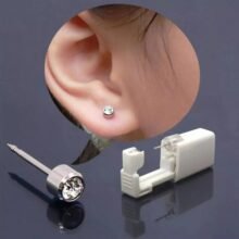 Ear Piercing Kit/ Nose piercing kit Disposable Disinfect Safety Earring Piercer Machine Studs Body Jewelry Piercing Tool