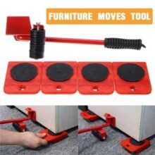 Heavy Furniture Move Tool Transport Lifter Shifter Moving Kit Slider Remover Rolling Wheel Corner Mover Set For Moving House Cabinet Sofa Bed Desk