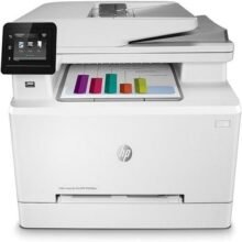 HP Colour LaserJet Pro M283fdw Wireless All-in-One Laser Printer, Remote Mobile Print, Scan & Copy, Duplex Printing, Works with Alexa (7KW75A), White