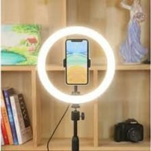 26cm Ring Light With Phone Holder & 3 Shades Of Colour For Videos Photography Studio & Lightining