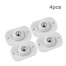 4Pcs 360° Self-Adhesive Universal Caster Wheels for Furniture & Storage Boxes