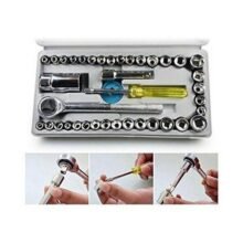 40 in 1 Screw Driver Set PCS Automobile Motorcycle Tool Box Set Socket Wrench Sleeve Hardware Auto Car Repair Tools