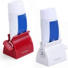 Toothpaste Tube Squeezers Toothpaste Tube Holder Multifunction Manual Rotate Toothpaste Dispenser Tube Squeezer Tool Stand for Bathroom
