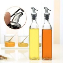 Vinegar Pourer Dispenser Glass Bottle Kitchen Cooking 500ML