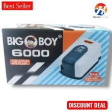 Big Boy 6000 Air Pump For Fish Aquarium Strong Wind Quiet Adjustable Strength IMPORTED BY HAMZA EXPRESS