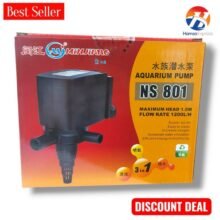 Fish Aquarium Water Pump 3 in 1 NS - 801 Max Flow 1200 L/H Power 15 W BY HAMZA EXPRESS