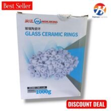 Filter Media Bio Glass Ceramic Rings for Fish Aquarium 1KG BY HAMZA EXPRESS