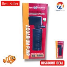 Minjiang NS F801 Internal Filter For Fish Aquarium (Power: 15W 1200L/H H.Max: 1.5M) BY HAMZA EXPRESS