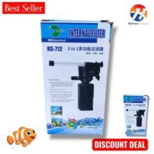 Fish Aquarium Internal Filter RS 712 Electrical 3 IN 1 BY HAMZA EXPRESS