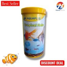 AquaPlus Tropical Fish Flakes 40 Grams Fish Feed BY HAMZA EXPRESS