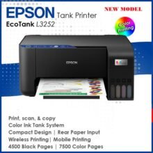 Epson EcoTank L3252 Wi-Fi All-in-One Ink Tank Printer NEW MODEL BY HAMZA EXPRESS