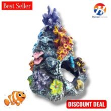 Fish Aquarium Decoration Rock Decor PC Small 5 inches New Model BY HAMZA EXPRESS