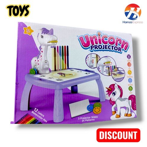 Unicorn Projector For Drawing With 3 Slides Toy For Kids BY HAMZA EXPRESS