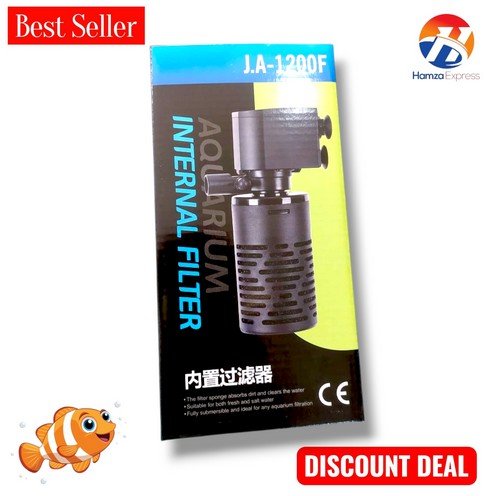 Fish Aquarium Internal Filter JA 1200F New Model BY HAMZA EXPRESS