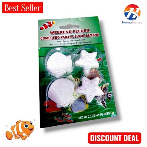 Weekened Feeder For Fish Aquarium Food Supply For 4 Weeks BY HAMZA EXPRESS